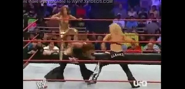  Mickie James and Candice Michelle vs Beth Phoenix and Jillian Hall.